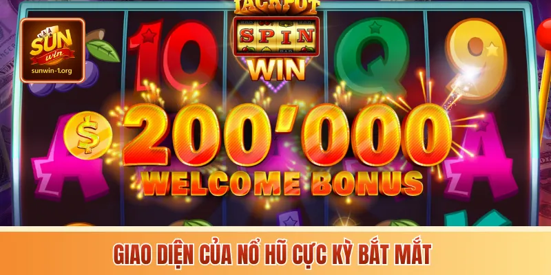 Giao diện của nổ hũ cực kỳ bắt mắt 