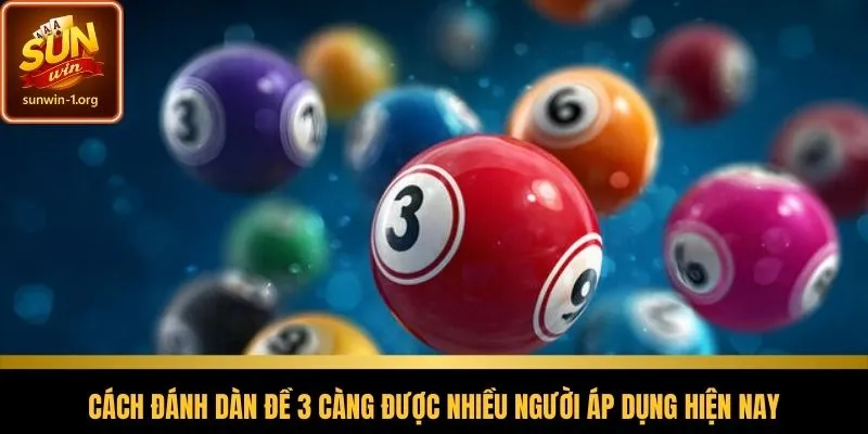 Tổng hợp các phương pháp chọn số đề 3 càng phổ biến