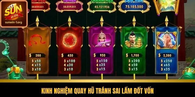 Kinh nghiệm quay hũ tránh sai lầm đốt vốn